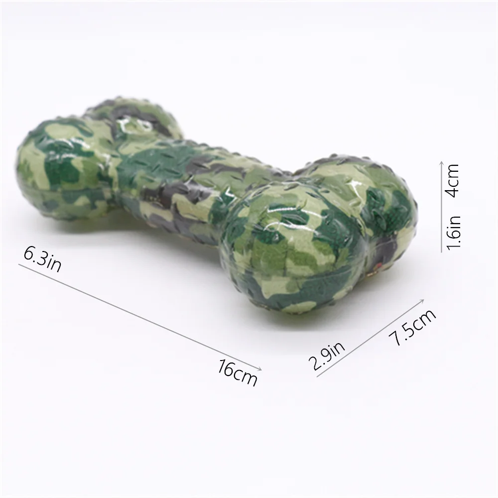 PUPWONG Chó Rít Đồ Chơi Nhai Xương Với Nảy Cao Su Squeak Nổi Fetch Đồ Chơi Cho Chó Con Và Chó Nhỏ