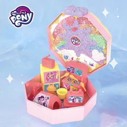 Hasbro 마이 리틀 포니 플레이 하우스 게임 미니어처 보물 상자, 휴대용 주방 장난감, 여아 생일 선물