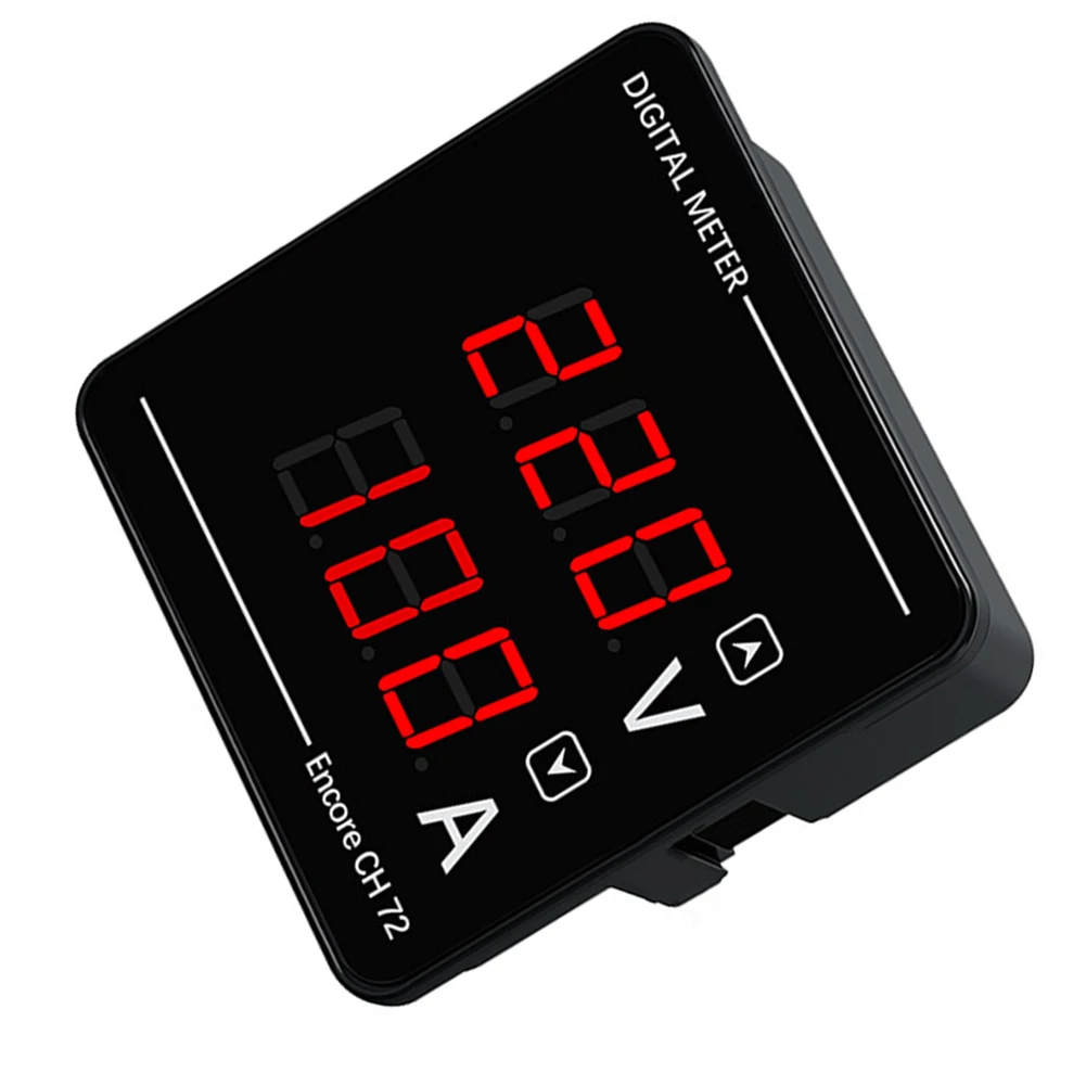 CH72VA120A 72x72mm Digital Display Meter for AC 50-500V and 0-120A Measurement in Automation and Power Equipment