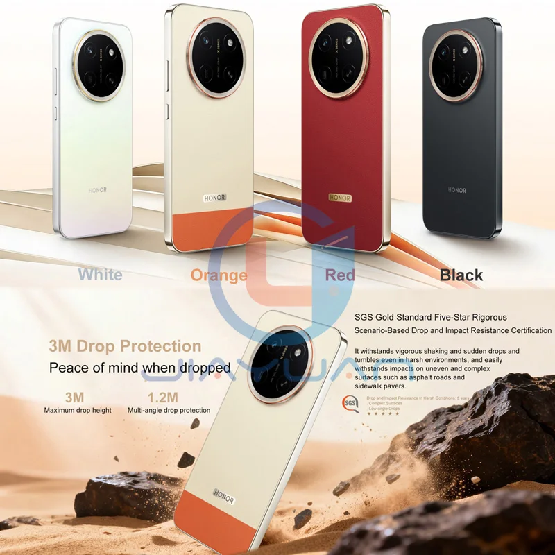 Original Honor X80 Pro Max Cell Phone 6.8 Inches 120Hz Display Snapdragon 6 Gen 5 Camera 50MP Big Battery 11000mAh Smartphone