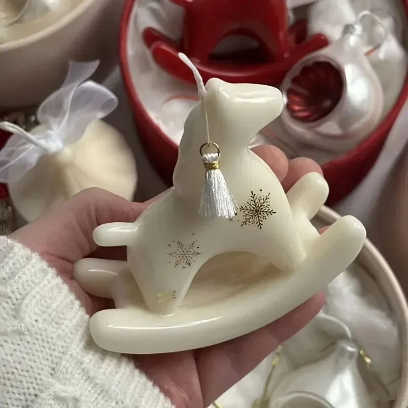 3D Rocking Horse Silicone Mold Resin Candle Making Molds Creative Cute Pony Home Decor Gift Ornament Latest 2026 Models