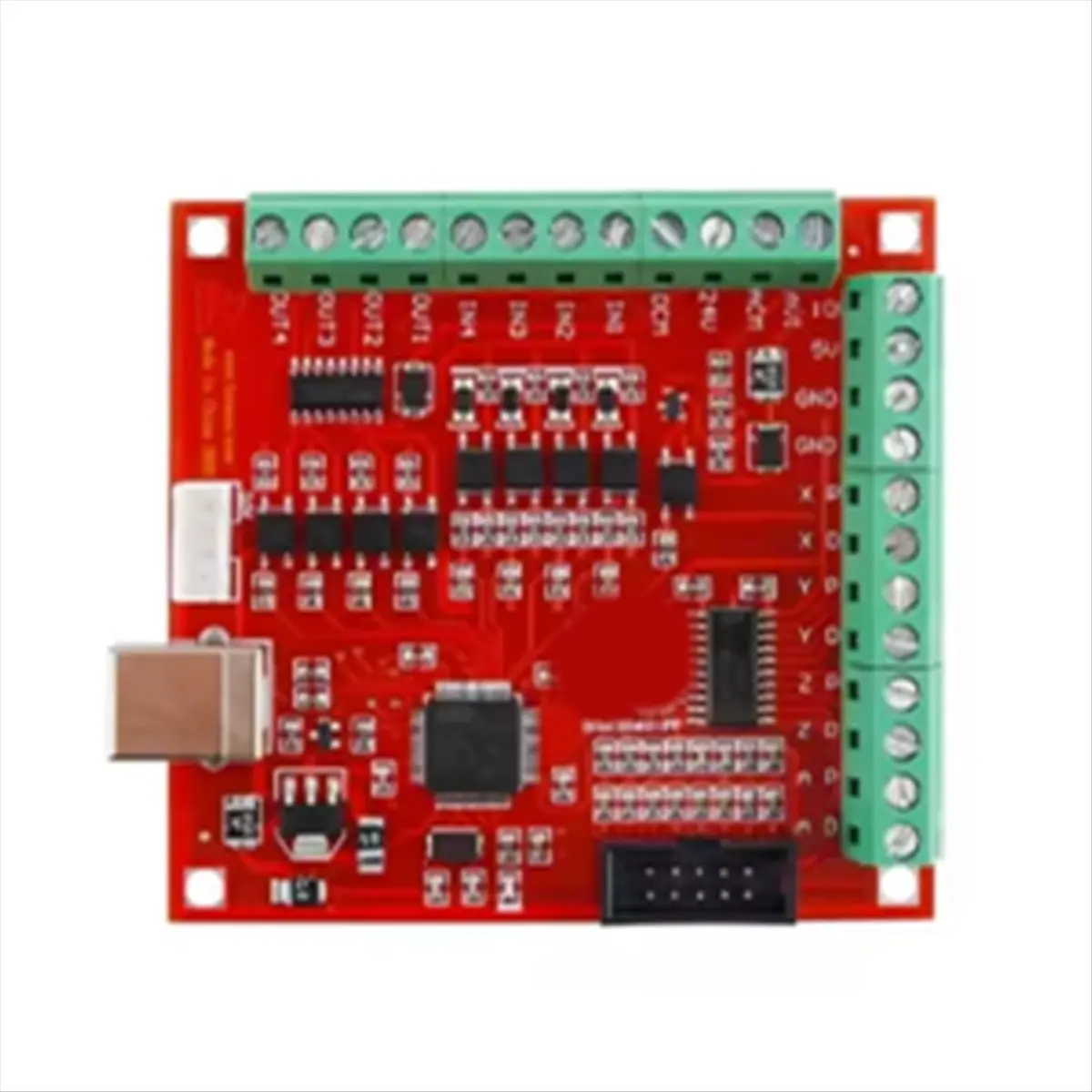 DT89 HOT Breakout Board Moudle USB for 4- Controller Card Support Stepper and Servo Motor 100Khz with USB Cable and CD