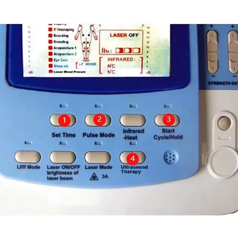 Pulsed Electromagnetic Ultrasound Therapy Machine TENS EMS Physiotherapy 7 Channels Myostimulator Multi Therapy 35-60C