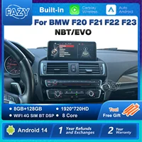 Android 14 inalámbrico Carplay Auto Radio para BMW 1 2 Series F20 F21 F22 F23 reproductor de pantalla Multimedia estéreo para coche navegación GPS 4G