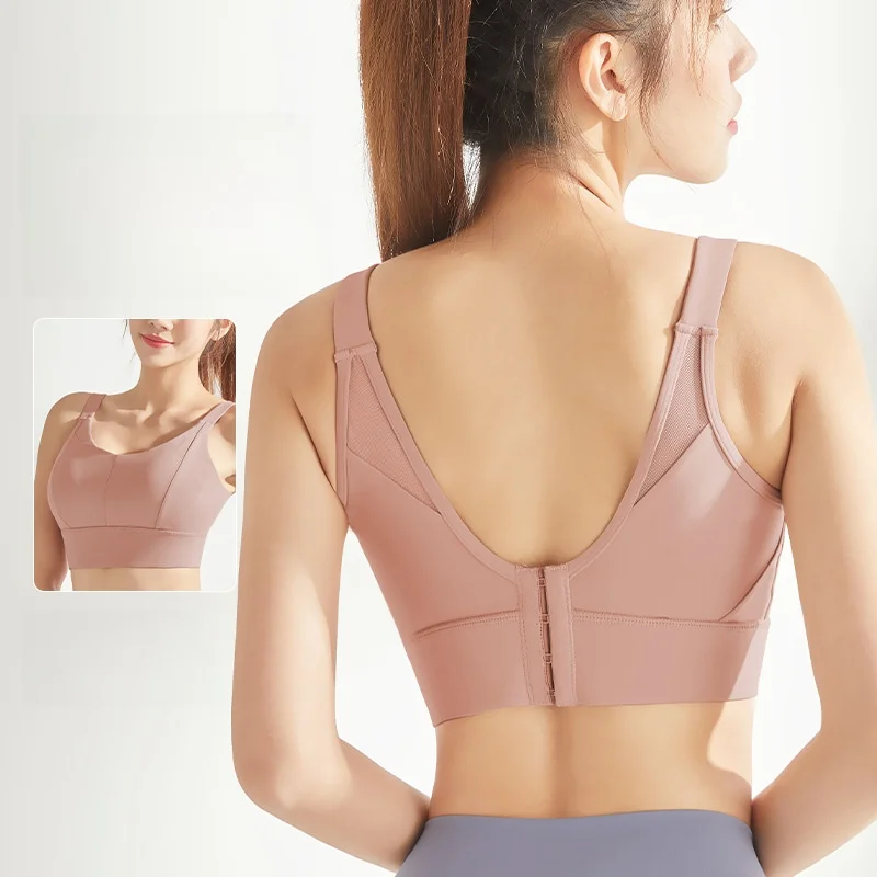 

Женский высокопрочный спортивный бюстгальтер для фитнеса, йоги, противоударный, красивый дизайн спины, нижнее белье для бега, большой размер