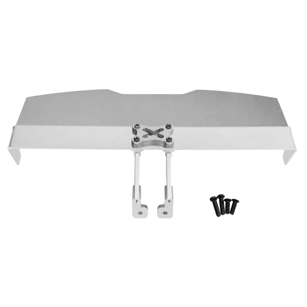 Aile arrière en métal améliorée pour Wltoys 124016 124017 124018 124019 144001 1/12 1/14 RC, pièces de rechange pour voitures, accessoires