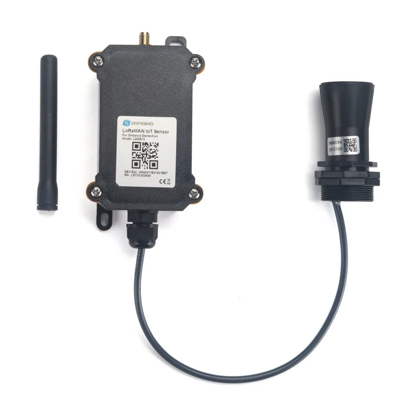 Dragino original LDDS75 LoRaWAN distance detection sensor adopts ultrasonic sensing technology