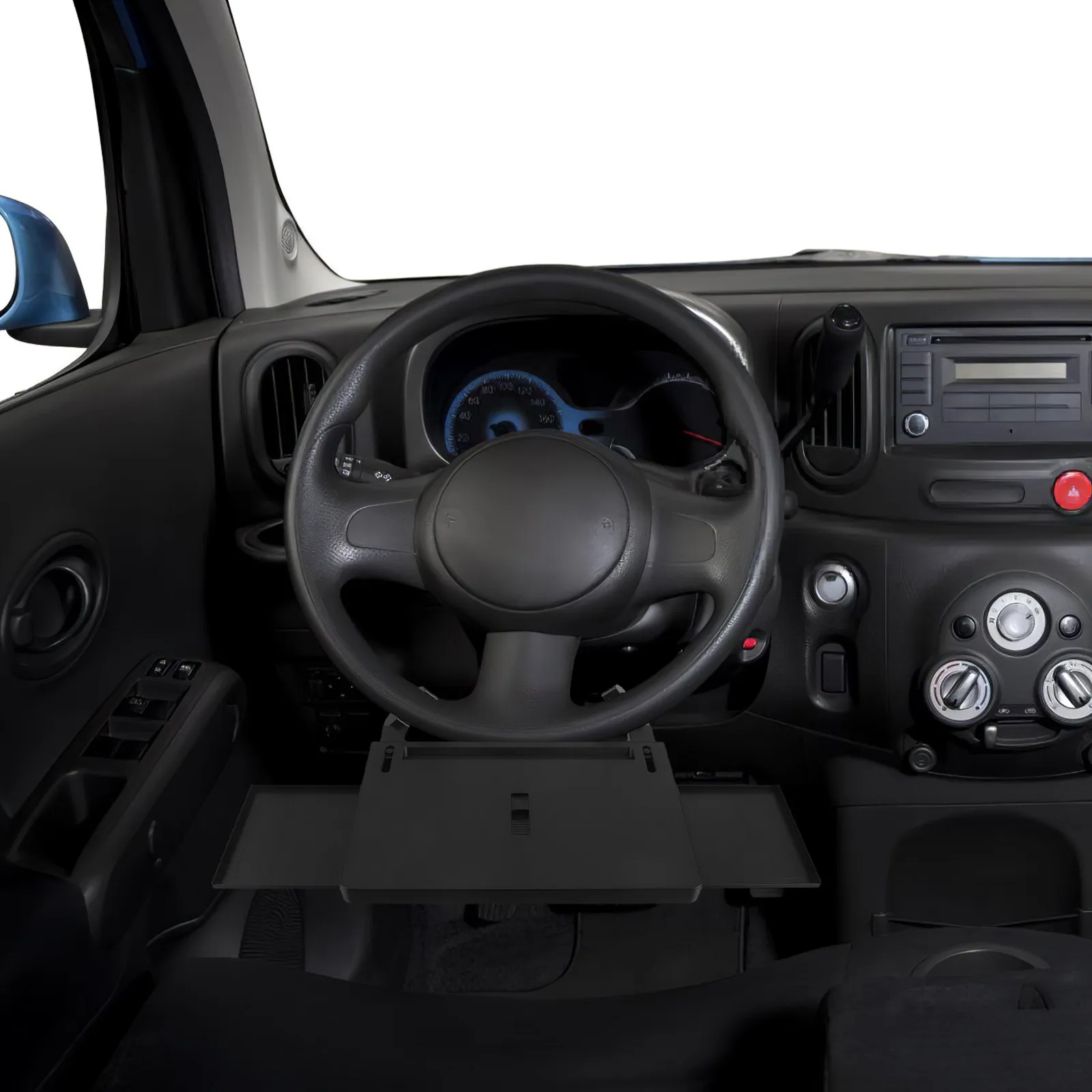 Versatile Steering Wheel Desk Tray Foldable Car Laptop Table Spacious Stable Surface for Tablet Notebook Food Office Use on Road