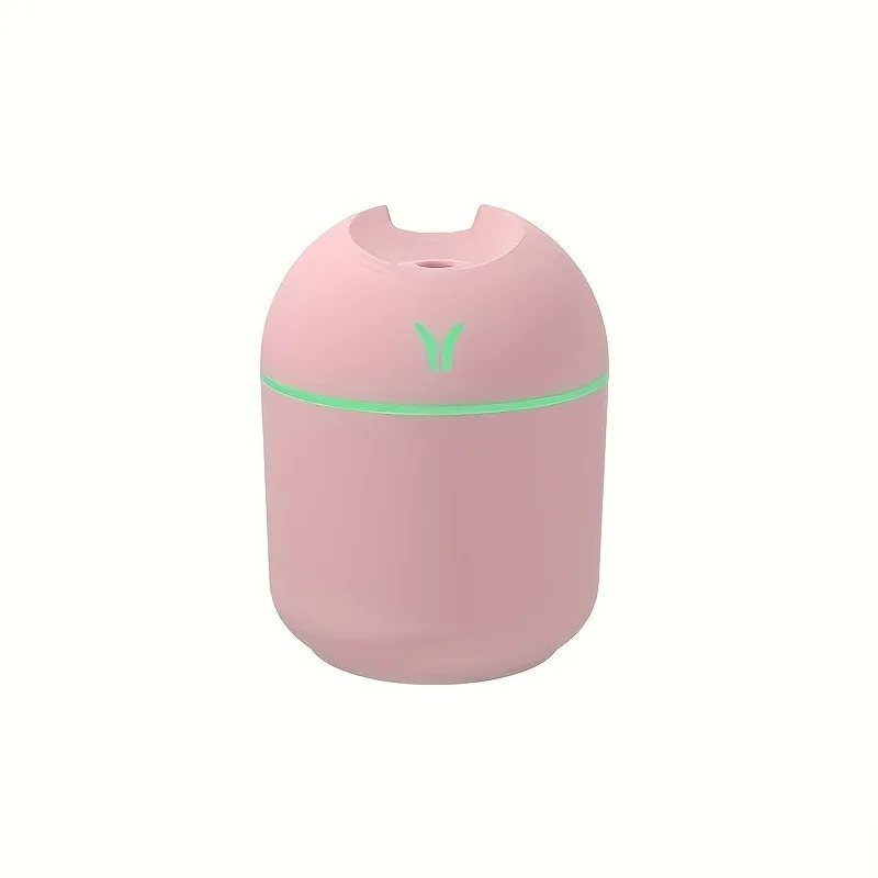 

1pc USB-Powered Mini Aroma Oil Diffuser & Humidifier with LED Night Lamp, Perfect for Home & Car Use