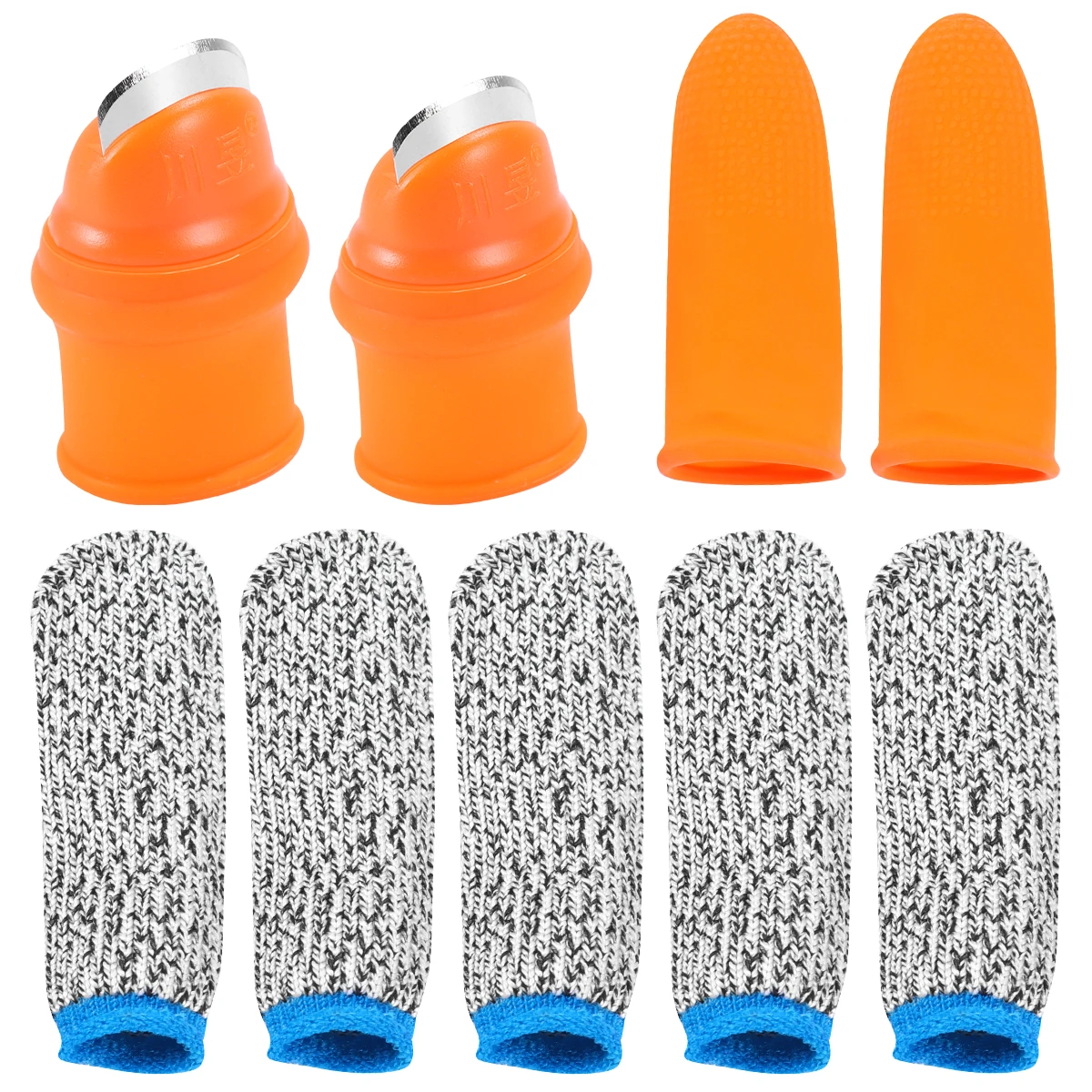 

Finger Covers Harvest Vegetable Picking Tool Stainless Steel Cutter Durable Pepper Picker Thumb Gloves Farm Use