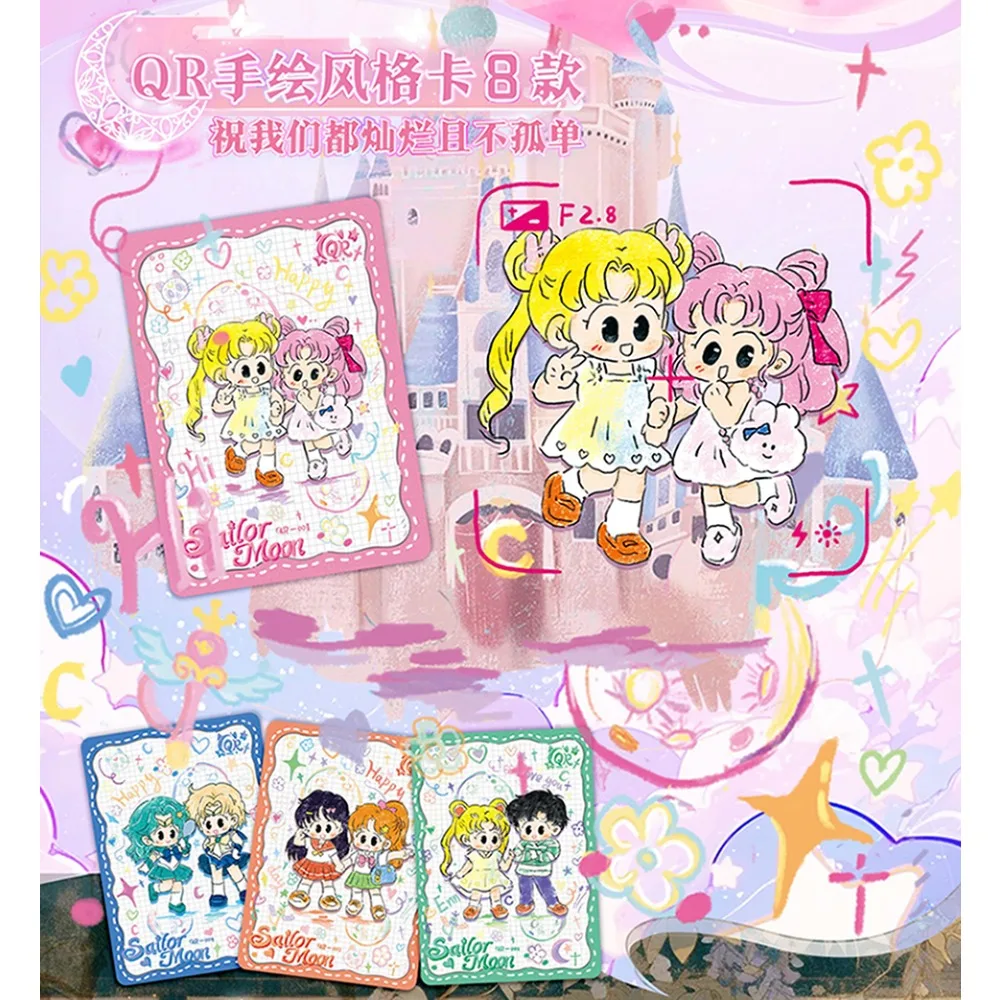 Carte da collezione anime all'ingrosso per bambini Belle e affascinanti ragazze Retro Fashion Magazine Figure Carte Regali di compleanno