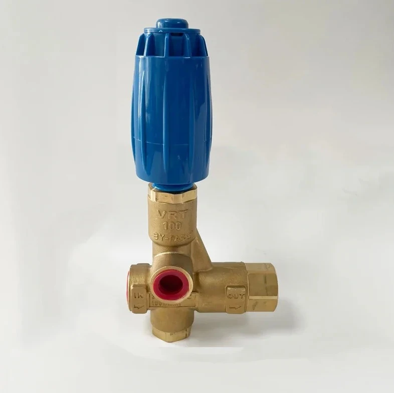 High Pressure Washer Unloader Valve 350Bar Large Traffic Bypass VRT100 Drain Cleaner 40-100L/min - Washer Parts Regulator