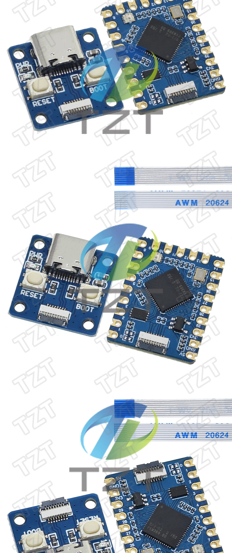 TZT RP2040-Tiny Development Board Modul RP2040 Für NULL Raspberry Pi PICO USB Typ C Schnittstelle 264 KB SRAM 2 MB Flash Für Arduino – Detail 7