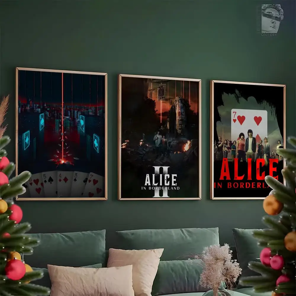 Poster Alice 12 TV Hot Season HD Borderland Anime Hot Theme In Singer/OST/Movie-Waterproof Self-Stick Home Decor
