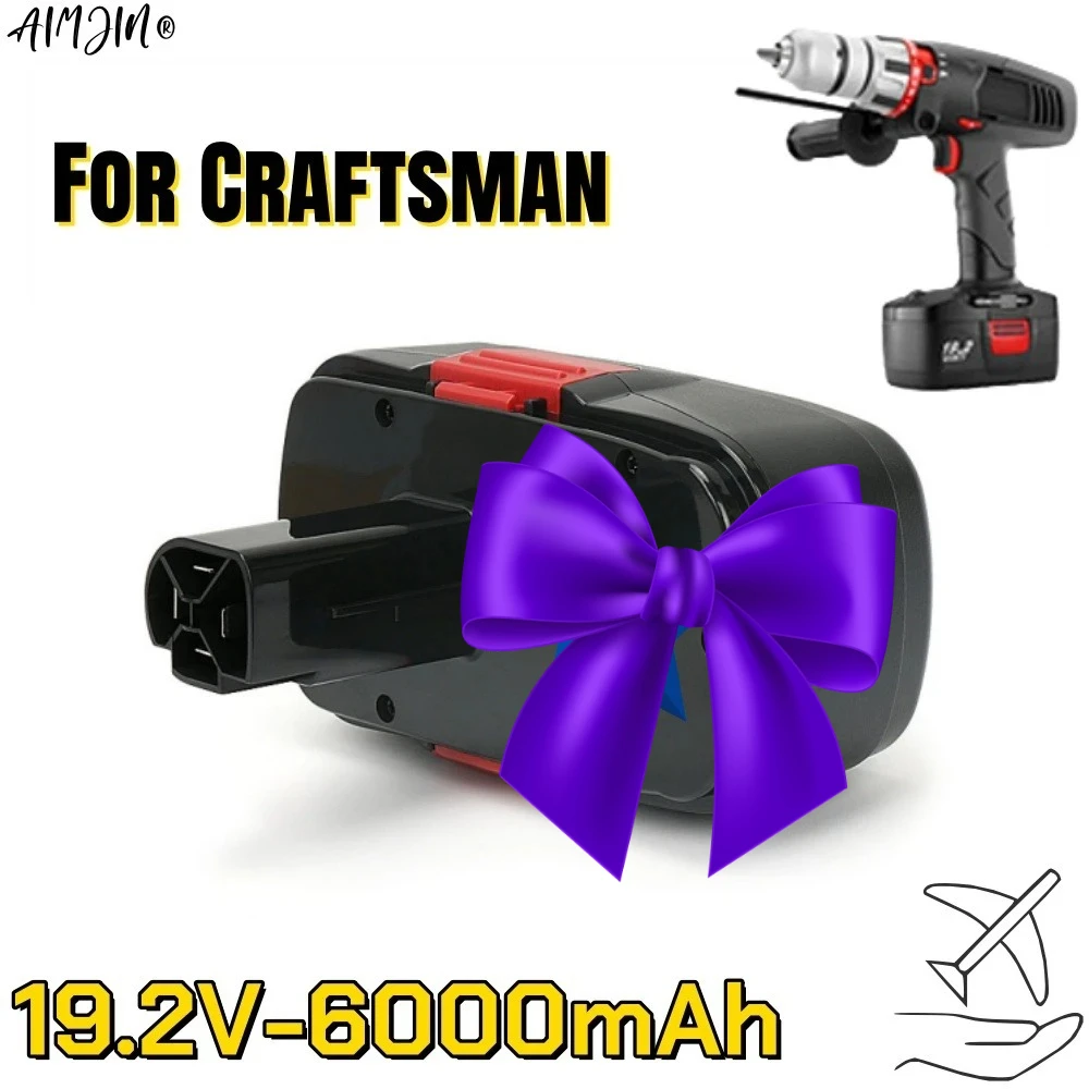 

19.2V Replacement Battery For Craftsman C3 DieHard 11375 1323903 130211004 11045 31511485 6000mAh Lithium Power Tool Battery