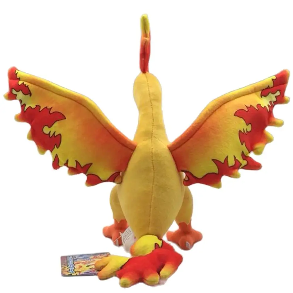 Pokemon LEGENDS Z-A Moltres 11 inches Plush Toy , Scarlet Violet Fire Bird Sword and Shield Stuffed Animal