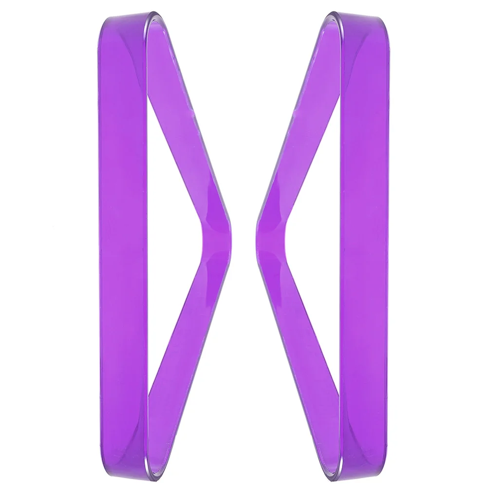 

2Pcs Pool Rack Triangle Billiard Organizer Strong Rounded Edges for Standard Billiard Balls Storage Display