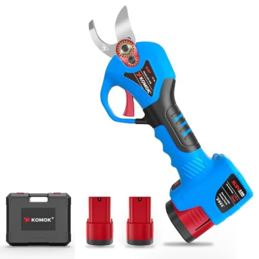

Electric pruning shears Professional Cordless Power Branch Cutter Fruit Tree Pruner 2PCS 2Ah Battery Operated Pruning She