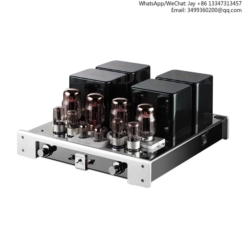 MC-100B KT88 Vacuum Tube Amplifier Pure Power Triode/Ultra KT88*4 12AX7/ECC83*2 6N8P/6H8C*4 Load Impedance 4 Ω -8 Ω