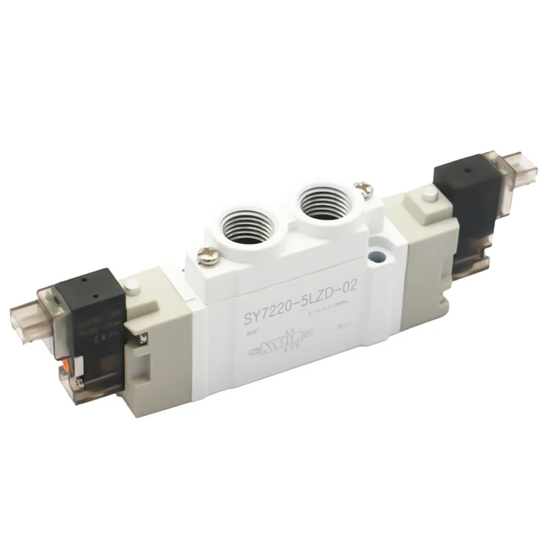 SY Series SMT Equipment Pneumatic Air Solenoid Valve SY7220-5LZD-02 Directional Control Valve