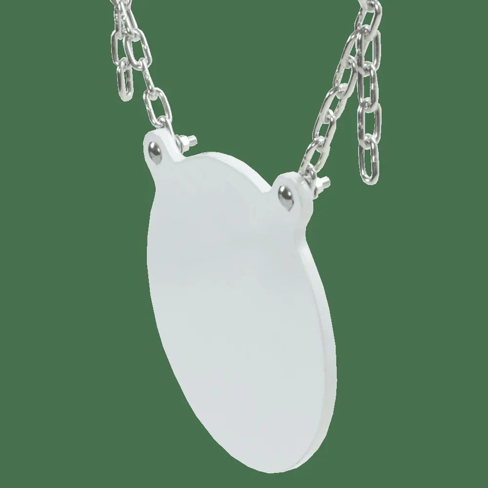 4 بوصة الصلب غونغ اطلاق النار الهدف AR500 دائم المعادن مركز النار مسدس ردود فعل مرئية معرض اطلاق النار مخصص 200 ياردة