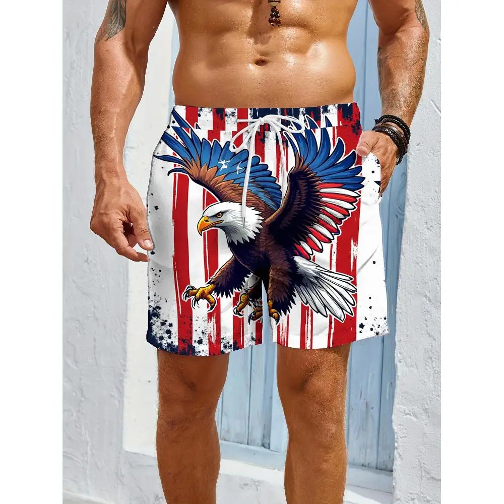 

1pcs Men's Short swim trunks2026 Summer 3D Printed Short sleeve Men clothing Quick drying sport Polyester Breathable running