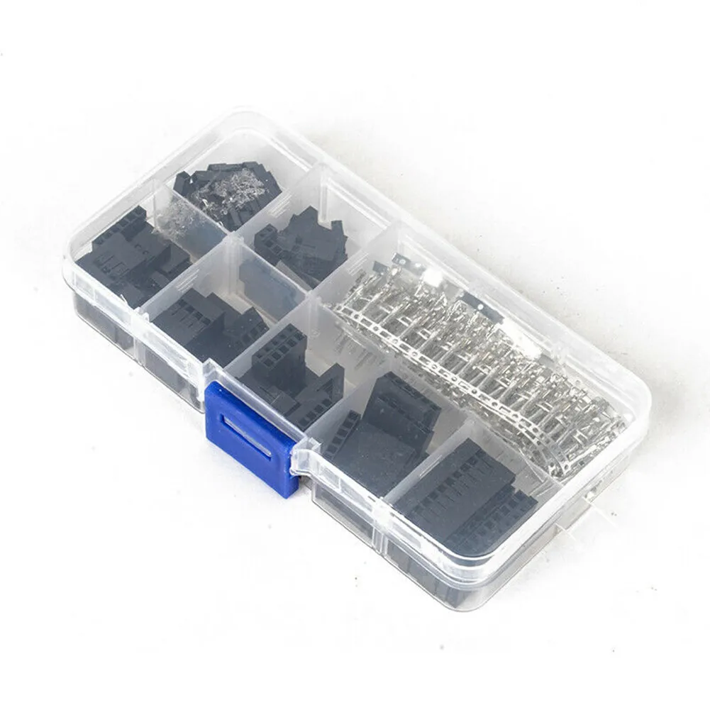 Comprehensive 310 Piece For Jumper Pin Connector Kit Includes Male and Female Crimping Pins for Arduino Applications