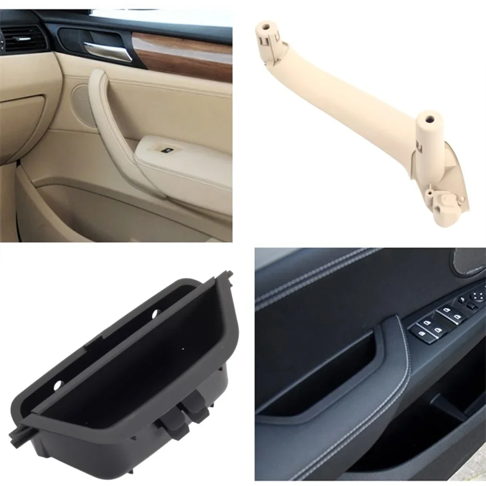 LHD RHD Carro Frente Porta Esquerda Punho Interno, Trim De Puxar, Punho Do Painel Interior, 51417250307, BMW X3, X4, F25, F26, 2010-2016