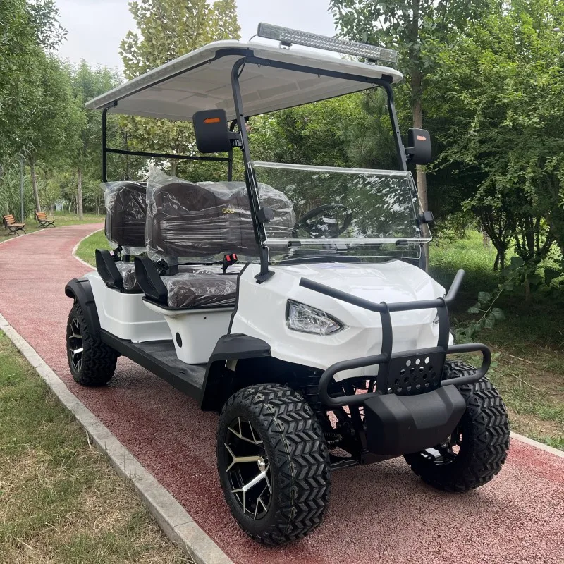 

New Design Electric Golf Cart Club Buggy for Sightseeing Cheap Electric Golf Carts With 5000w Motor 60V Lithium Battery