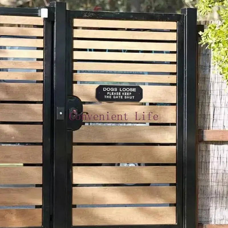 L1EE لافتة بوابة فضفاضة للكلاب لافتة للنظر للمنزل والحديقة، مصنوعة من مواد سيليكون مرنة مع تصميمات سهلة التركيب #4