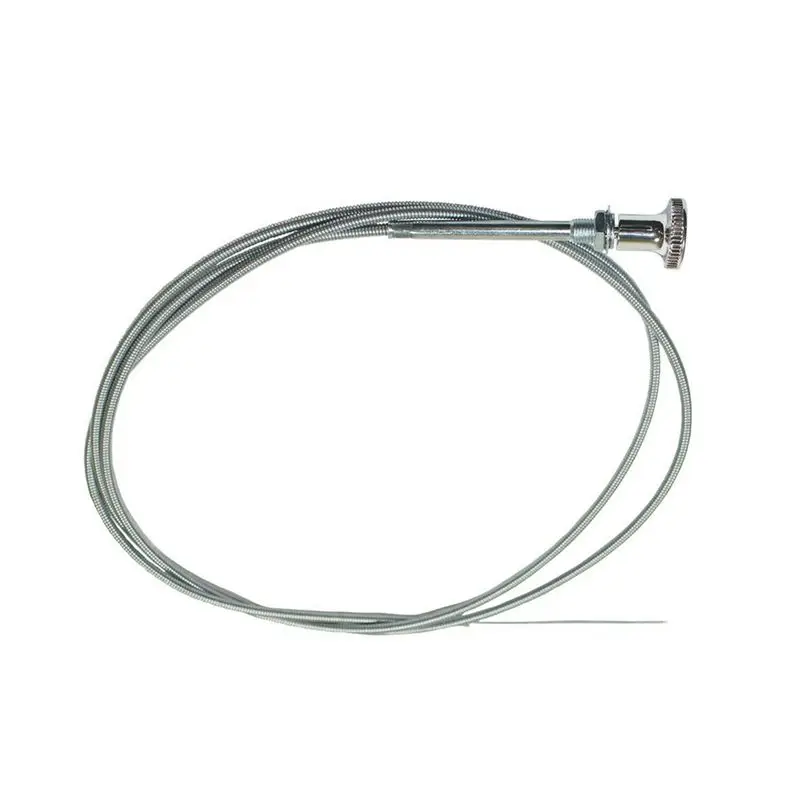 AU28-2X Chrome Universal 6 Ft Carb Carburetor Choke Cable Push Pull Choke Throttle Cable For Hot Rat Rod Holley Edelbrock