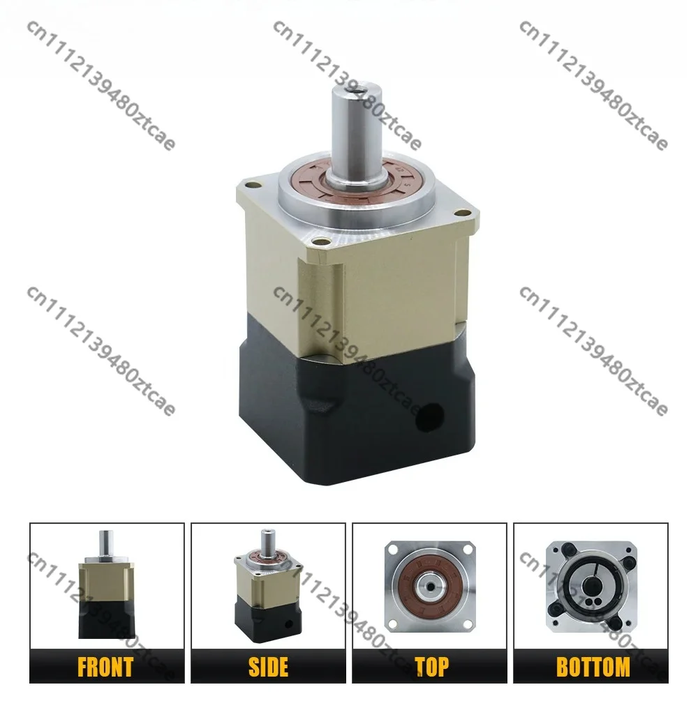 Helical Teeth 60 Flange Planetary Gearbox Low Backlash Reducer For Nema23 Stepper Servo CNC Transmission