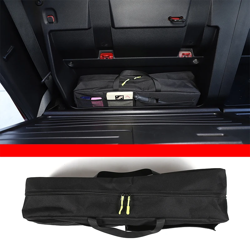 

For Toyota Tacoma Oxford cloth black car styling car rear seat storage and organizing bag car interior modification accessories