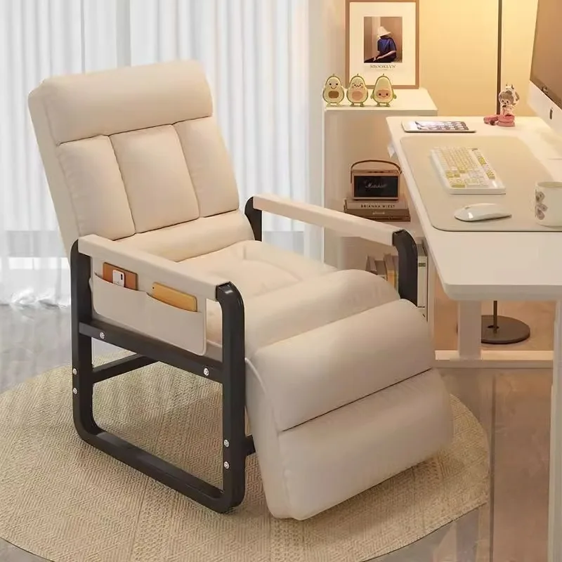 リクライニングオフィス、昼休み用の折りたたみシングルソファチェア、睡眠用コンピュータリクライニング、寮の怠惰なデュアルユース