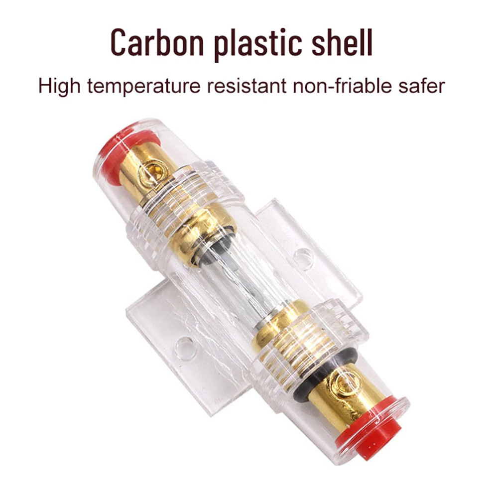 30-100A DC 12V Car Audio Refit Fuse Holder Gauge Car Stereo Audio Circuit Breaker Inline Fuse for Cars Vehicle Automobiles