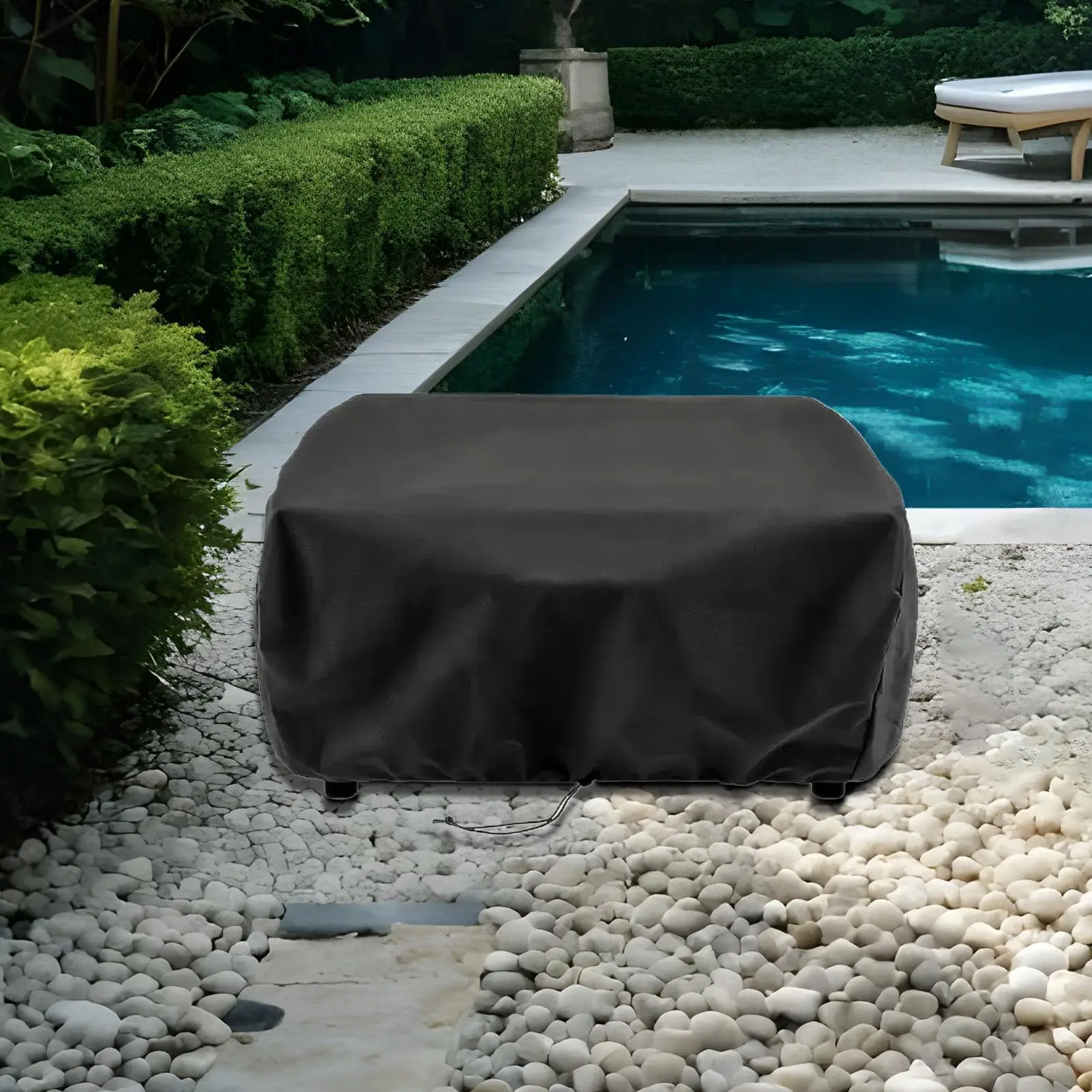 Pool Cleaner Caddy Cover UV Resistant Pool Vacuum Cover Sun-Proof Pool Cleaner Cover for Outdoors Garden