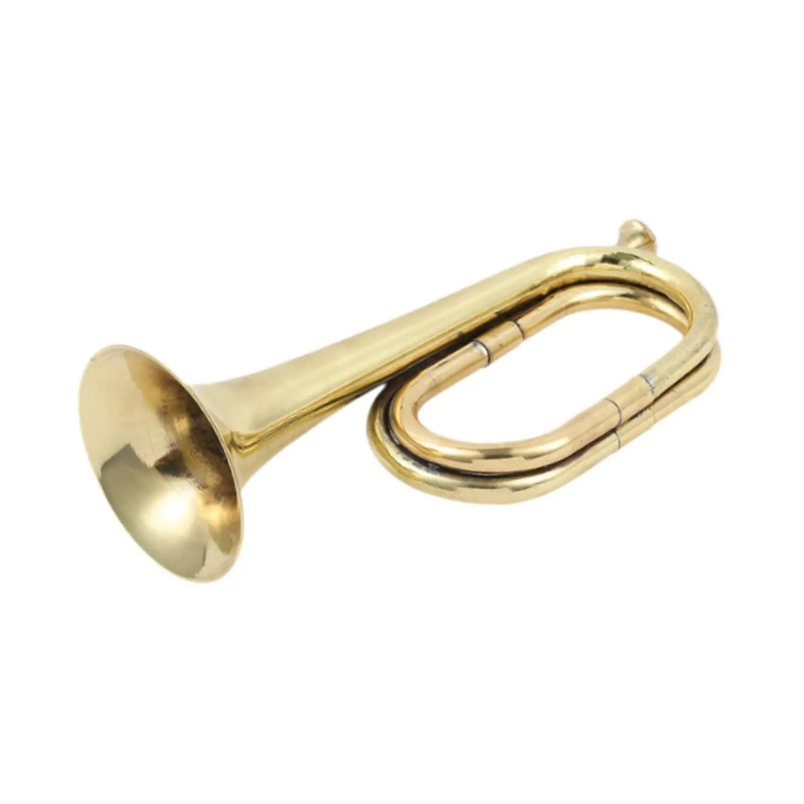 Craftsmanship Bugle Blowing Instrument Solid Copper Brass Outdoor Music Events And Gatherings Gift For Friends view 6