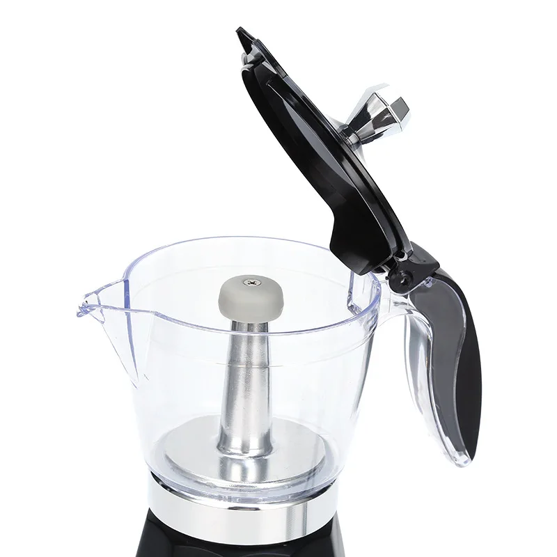 ماكينة القهوة الكهربائية، وعاء موكا من الألومنيوم، وعاء إسبرسو، صمام واحد مركز، قهوة مخمرة يدويًا