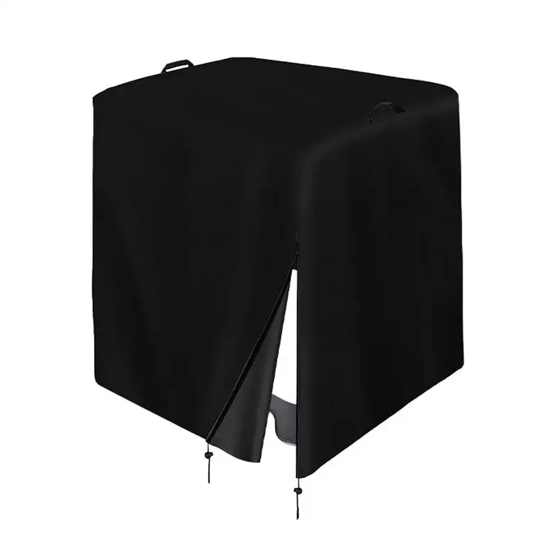 

Pool Pump Cover Ground Pool Pump Enclosure Anti-UV Protection Cover Pool Filter Winter Cover Black Heavy Duty Fabric Outdoor