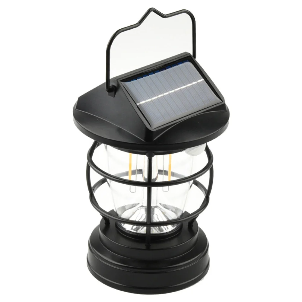 Solar Wall Lights Outdoor IP65 Waterproof Type-C Rechargeable Solar Camping Lights Lamp Lighting for Entryway Garden Patio Yard