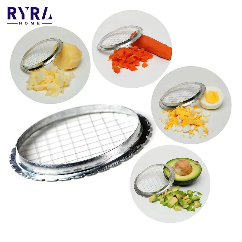 New High Quality Potato Slicer Egg Fruit Vegetable Cube Grid Cutter Device For Salads Kitchen Gadgets Tools Dropshipping