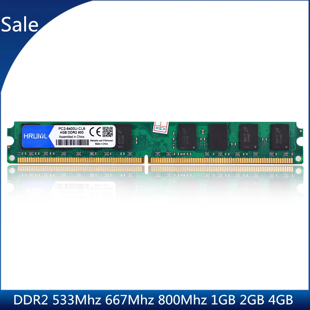 Sale DDR2 533MHZ 667MHZ 800MHZ 1GB 2GB 4GB Memory Sticks Original Chip 1.8V 240Pin Desktop PC RAM Motherboard Memoria 1G 2G 4G