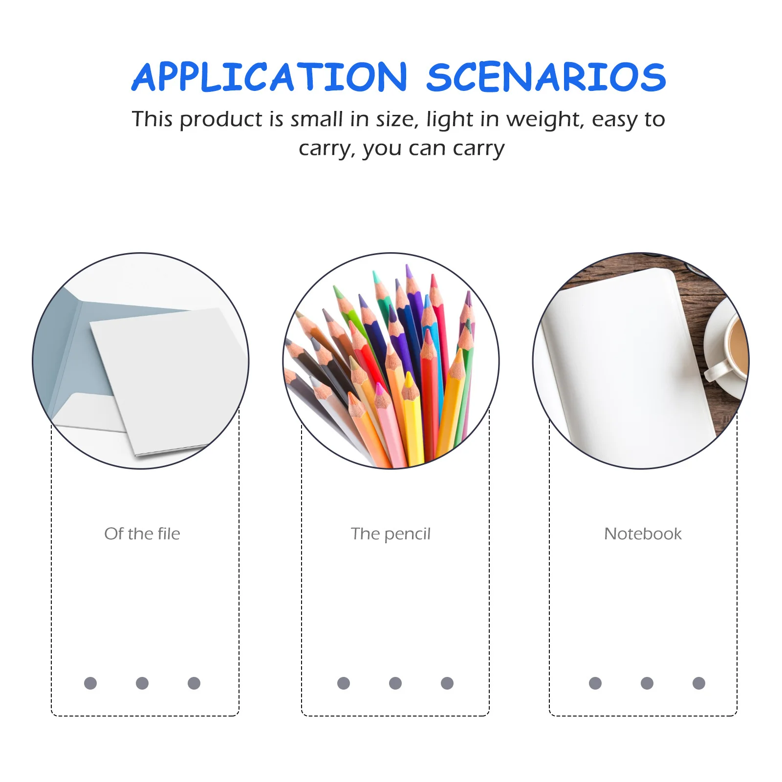 1Pcs Simple Design Zipper File Bag Document Storage Pouch for Daily Use File Bag Zipper Storage Pouch Document Organizer