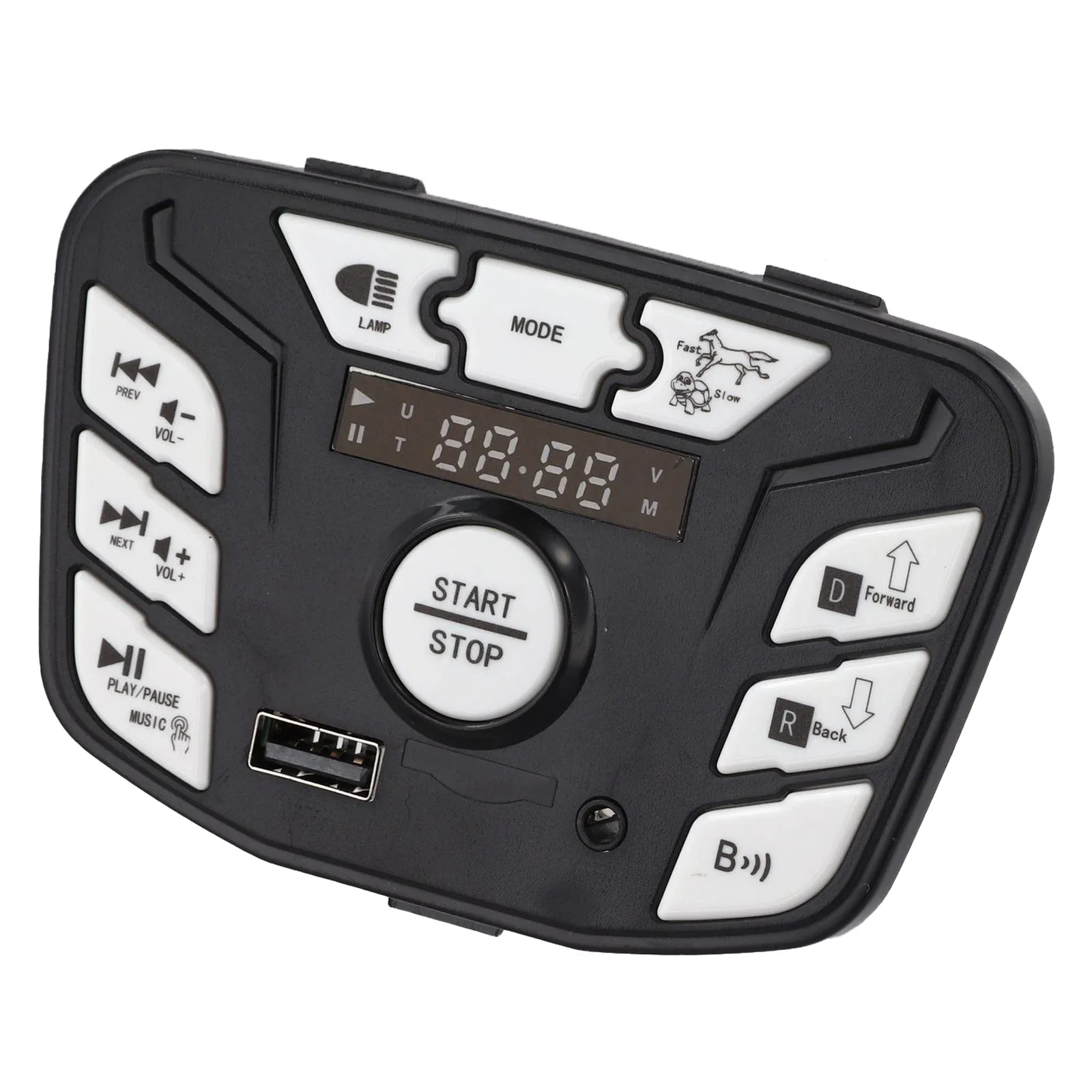 JR1927M Z 24V JR1927M 12V Central Control for Electric Cars Designed for Children with Audio Output and Speed Adjustment