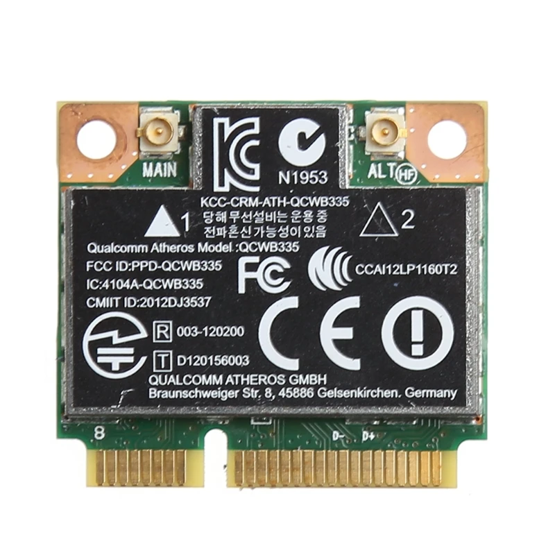 Hälfte Mini PCIe PCI-express Wireless WIFI WLAN BT Bluetooth-kompatibel 4,0 Karte für hp 430 G1/440 g1/450 G1/460 G1/470 Dropship