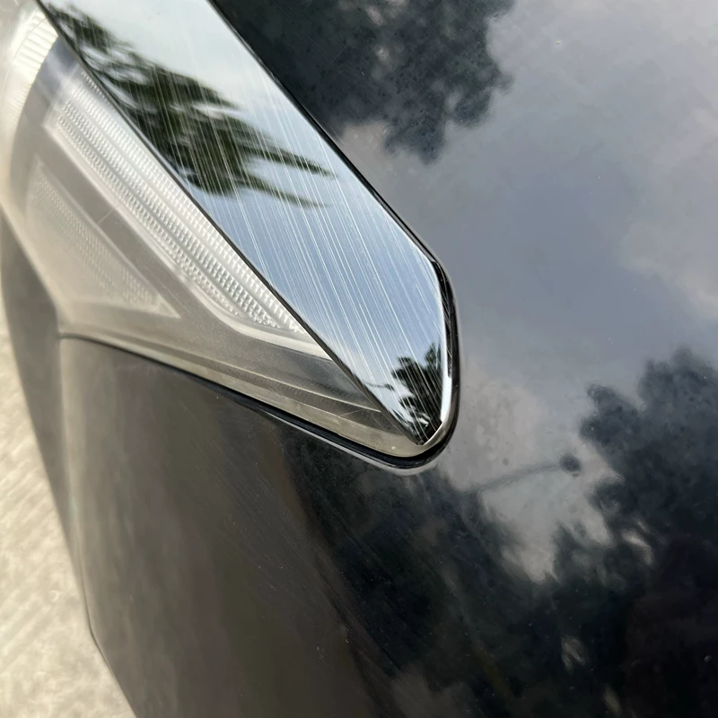 Car Headlight Eyebrow Cover For Honda Accord 8th 2008-2013 ABS Carbon Fiber Trim Headlight Eyebrow Eyelid Cover Trim Sticker