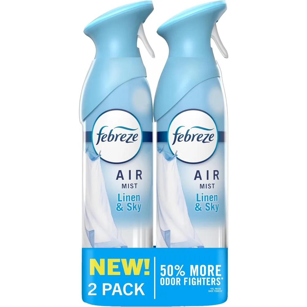 Air Freshener Spray Odor Eliminator for Home Bathroom Kitchen Office Room Linen and Sky Scented Mist Deodorizer
