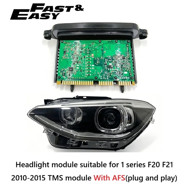 Aftermarket new 63117316144 6311 7316 144 LED Headlight Driver TMS module with AFS for BMW 1 Series F20 F21 2010-2015