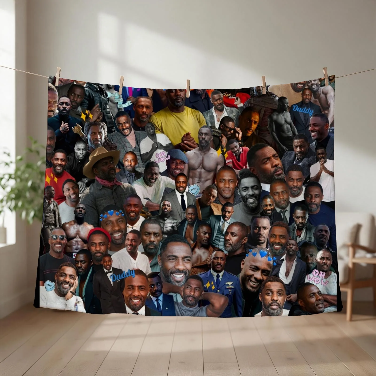 Idris Throw Blanket Nap Retros Summer Beddings Hair Blankets