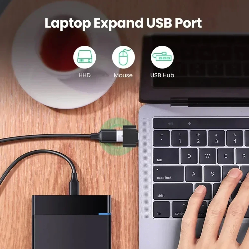 C타입-USB 어댑터 데이터 커넥터, 3.0 USB-C 3.1 수 OTG A 암, 맥북 프로, 아이패드 미니 6 프로, 맥북 에어 C타입 기기용